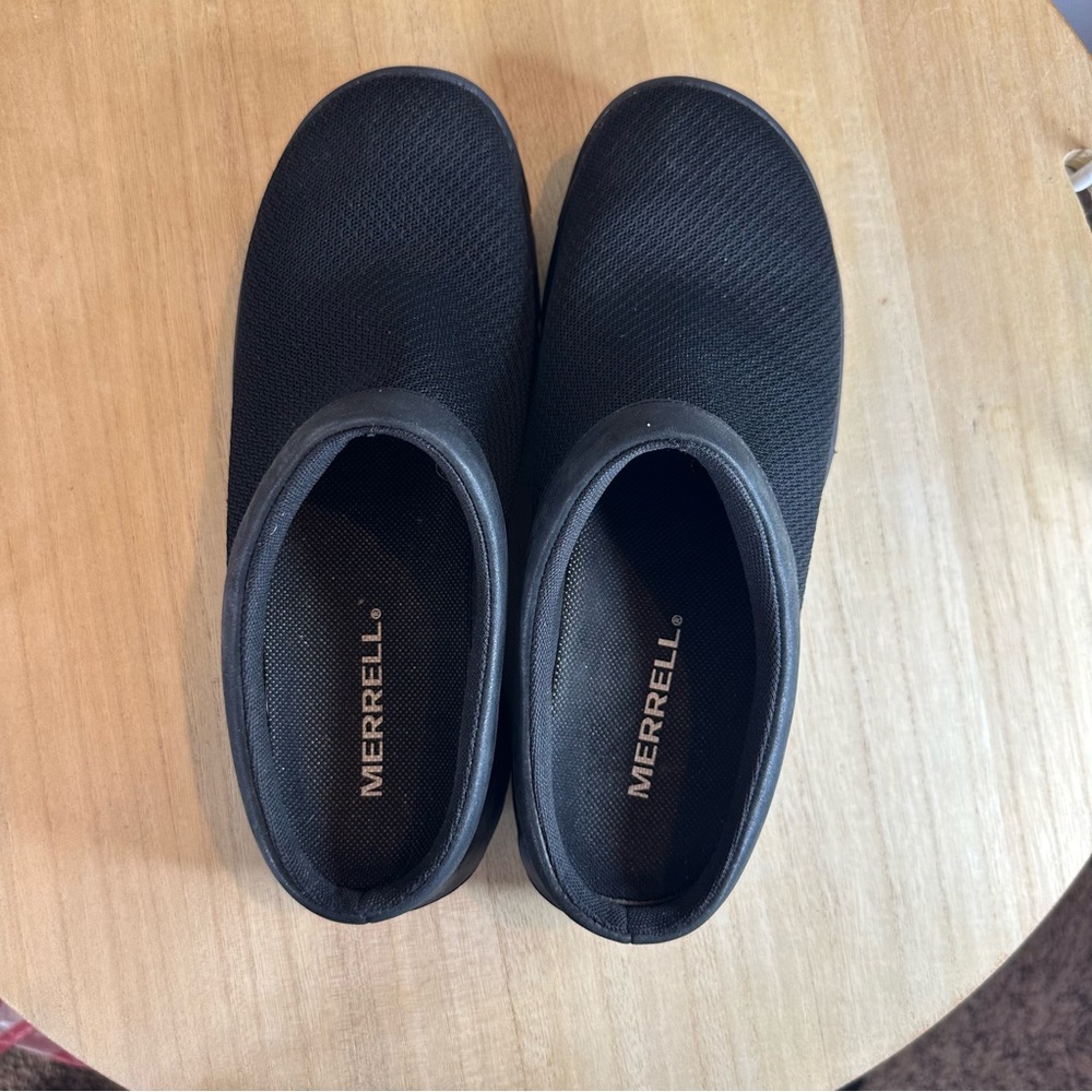 Merrell Black Minimalist Slip-On Loafers